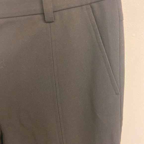 A.L.C Straight Leg Zipper Ankle Black Pants Size 6 - Picture 4 of 7